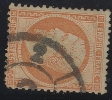 DIV-06-5-5: Oblitération espagnole "Roue de charrette" sur n°23