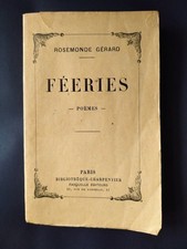 Rosemonde GÉRARD : FÉERIES (1933) poèmes rare, femme d'Edmond Rostand