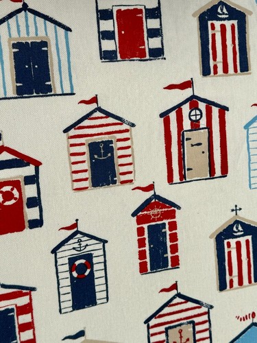Rideaux tissu cabanes - cabanes, de