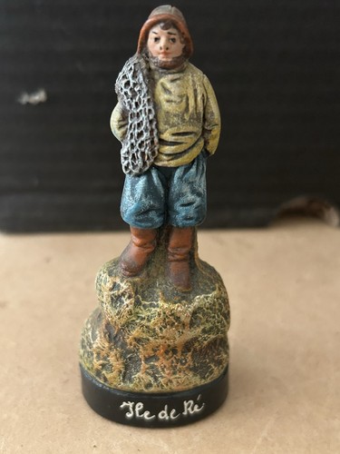 Statuette terre cuite - statuette,