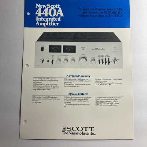 Scott440a 420a integrated - scott440a/420a,