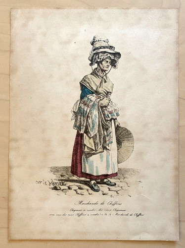 Lithographie carle vernet - lithographie,