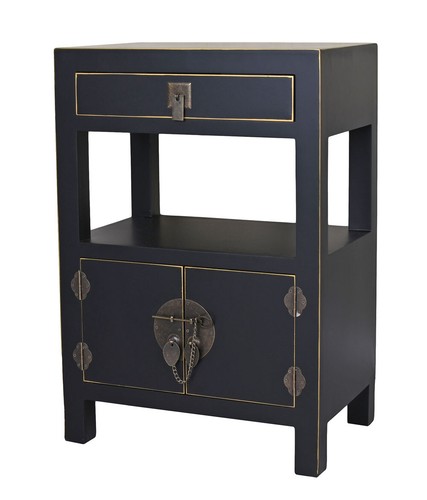 Nuit armoire chinoise - armoire, noir
