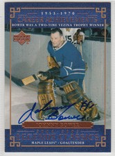 Johnny Bower Leafs Hall of