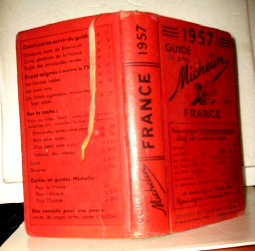 Guide michelin 1957 france - michelin,