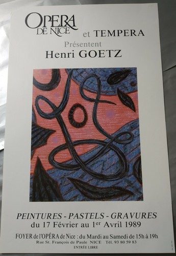 Henri goetz affiche - goetz,