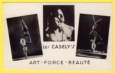 cpsm Spectacle Numéro Cirque Circus ARTISTE " LES CASELY'S " ACROBATES Itinérant