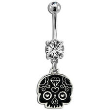 Steel Color Sugar Skull