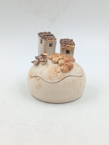 Boîte sculpture céramique - boîte,