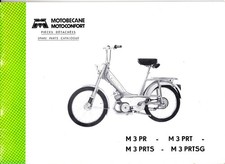 Catalogue pièces détachées Motobécane Cady M 3 PR - M 3 PRT - M 3 PRTS - 04/76
