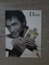 Publicité papier Parfum. Perfume Ad  C. Dior Eau Sauvage de 2003
