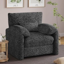 Fauteuil Salon - Rembourré Moderne - Chaise Longue surdimensionnée 92x75x92cm