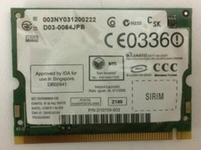 Carte Wifi Acer Aspire 1640Z