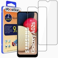 Packx2 Verre trempé Samsung Galaxy A02S SM-A025F Film Vitre Ecran anti casse