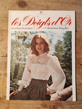Magazine - Les Doigts D'or - Numéro 65 - + Patrons - 1977