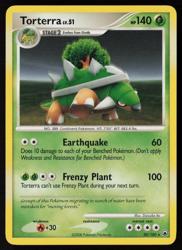 Torterra 100 rare - 30/100, majestic