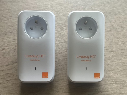 Deux cpl orange liveplug - orange,