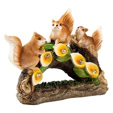 Statue écureuil en résine