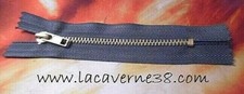 Fermeture éclair 10cm gris