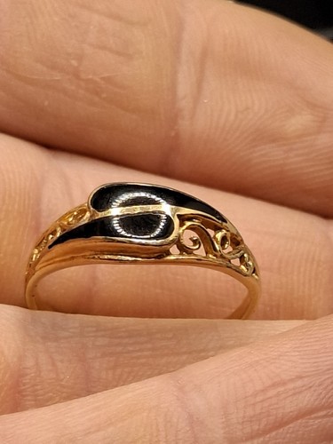 Ancienne bague plaqué - bague,
