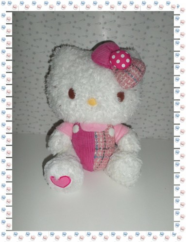 Peluche doudou hello kitty - peluche,