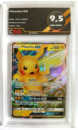 Carte pokemon pikachu cgg - carte, gx