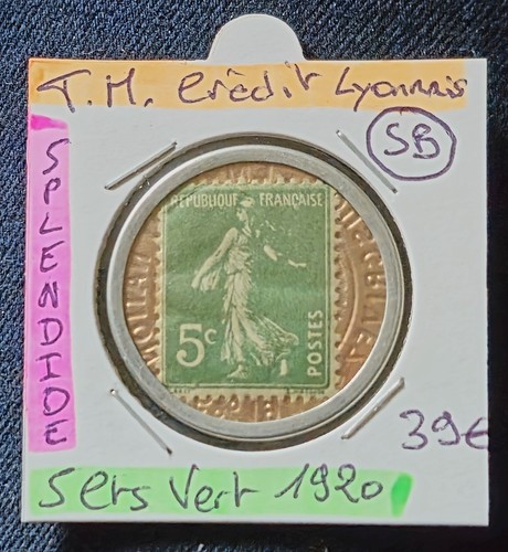 Superbe timbre monnaie cts - timbre,
