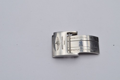 Breitling cuir bracelet - breitling, boucle
