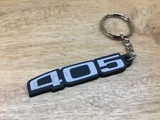 Porte clés / Keychain / Keyring PVC PEUGEOT 405 LOGO monogramme 