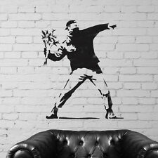 Banksy Fleur Lanceur Pochoir