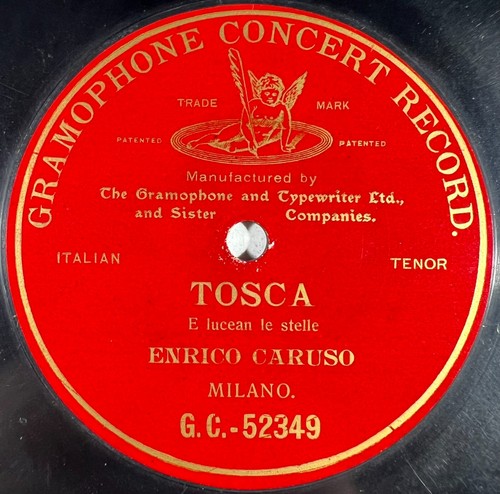 Caruso tosca monoface 78 - monoface, rpm