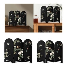 Paravent de bureau pliable, cadeau oriental, séparateur de pièce pour