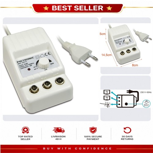 Metronic 332187 amplificateur - metronic,