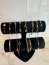 bijoux en acier inoxydable couleur or 