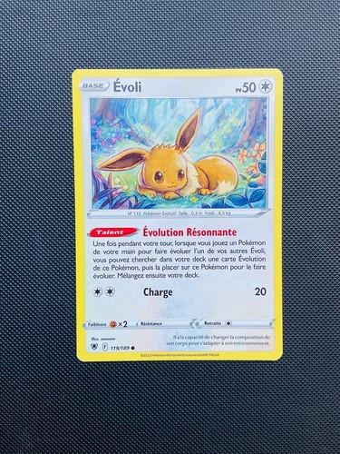 Carte pokémon evoli 119 - carte,
