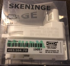 Ikea Skeninge Pendant Connector White 403.164.70 New 