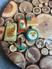 Lot de 5 pin's thème Amérique sans fermoirs