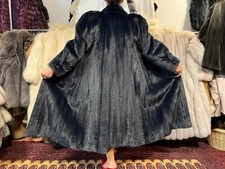 Manteau En Vison Nuit Bleu