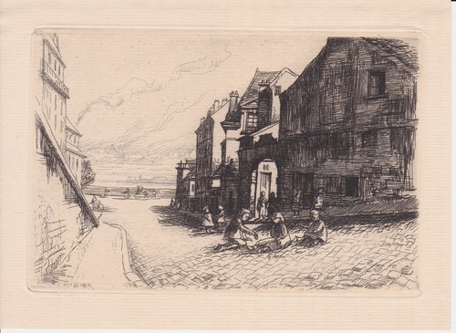 Herscher eau forte - e.herscher,, eau-forte