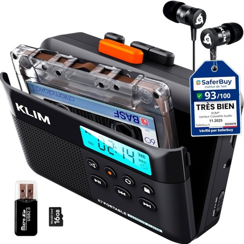 Lecteur cassette klim - lecteur, k7