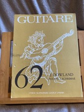 Guitare n°62 J. Dowland Pavane Lachrimae partition guitare éditions Leduc