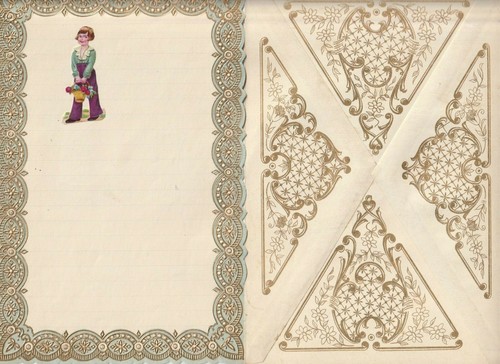 Rare ancien chromo - rare, decoupis