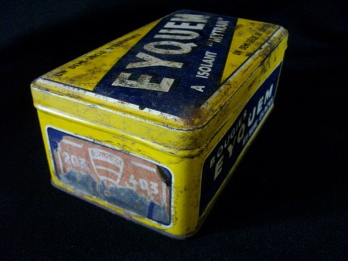 Boite bougies ancienne eyquem - boite,