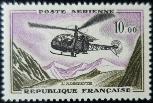 Timbre poste aérienne - timbre,
