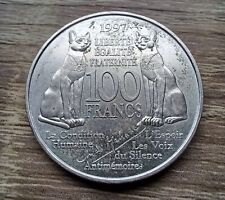 Pièce 100 Francs 1997 France ?? André Malraux Argent 