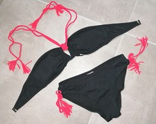 Maillot de bain de natation taille 36-38 TRIBORD de Décathlon noir 2 pièces lani