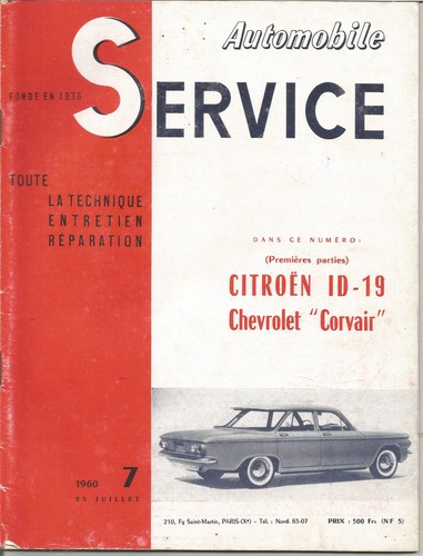Revue automobile service - revue,