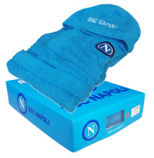 Peignoir Bébé Avec Capuche Et Poches SSC NAPOLI Football, Éponge Coton 100%