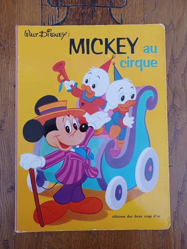 Livre enfants mickey cirque - au,