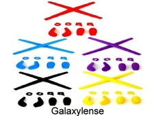 Earsocks Nez Tampons Caoutchouc Kits Oakley Juliet,Penny Noir/Bleu / Red / Jaune